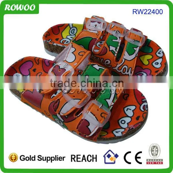 2014 hot selling cork insole cheap slippers for women,personalized slippers for women