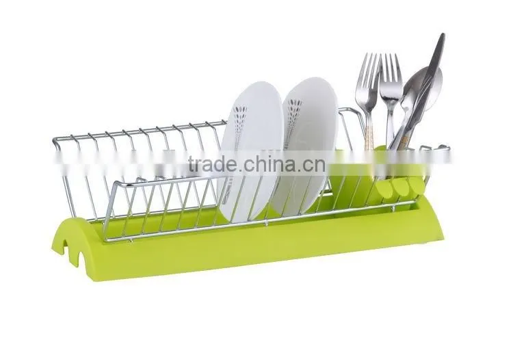 China LBY hot-sale wooden 3 tiers dish rack with tray and cutlery holder