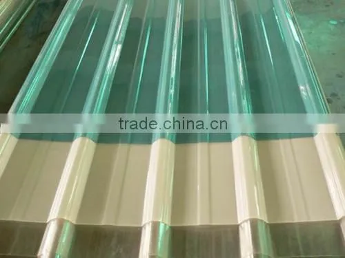 Corrugated Skylight Roof Sheet, FRP Gel CoatSheet,Colored Translucent FRP Roofing Sheets