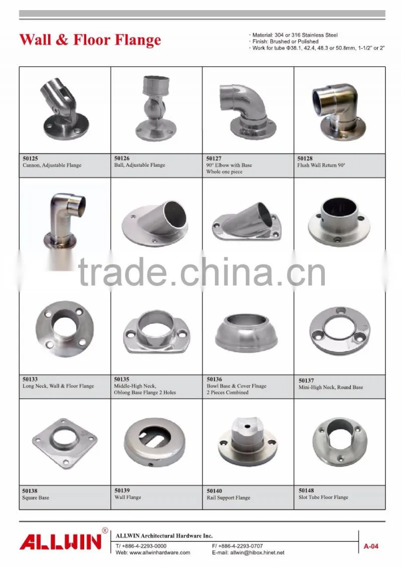 Stainless Steel Perpendicular Collar