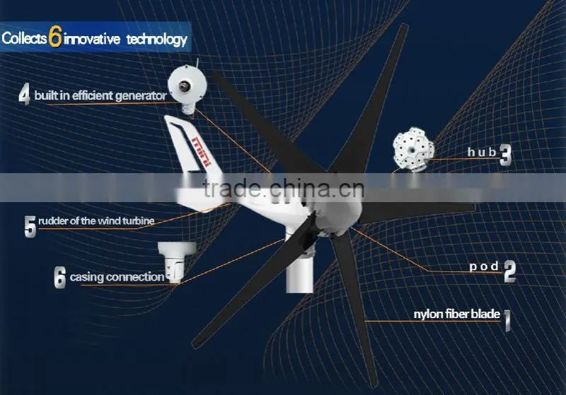 horizontal wind generator,horizontal axis wind turbine,wind turbine generator
