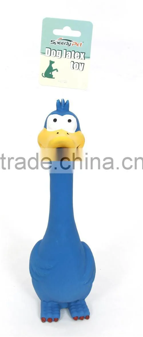 Dog Latex Toys with Squeaker Blue Dark Toy
