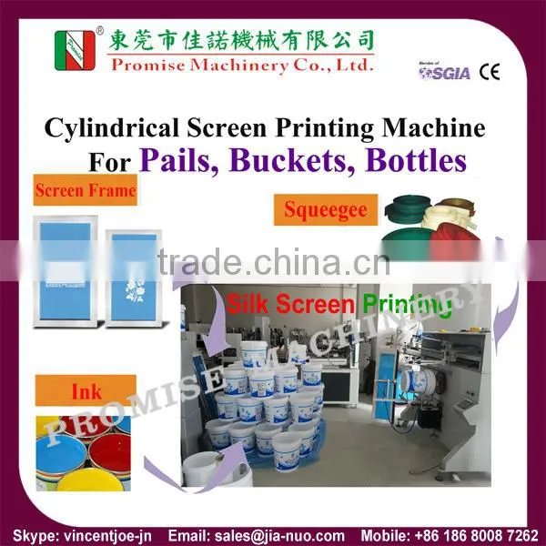 JN-1200E Cylindrical Screen Printing Machine for Pails