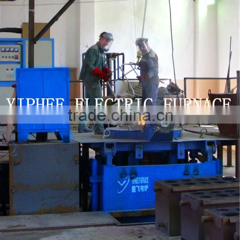 Metal smelting furnace for Iron