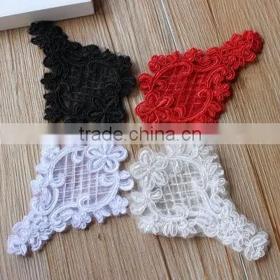 Extra Large Crocheted Lace Applique For Bridal,Lace Applique Patch
