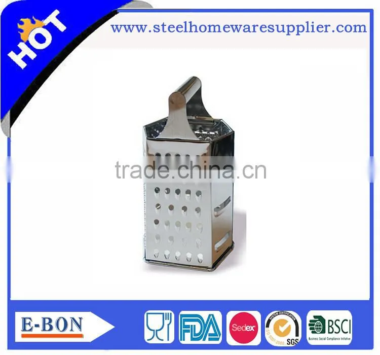 Cheese Grater 6-sided Stainless Steel Box Grater Kitchen Tool