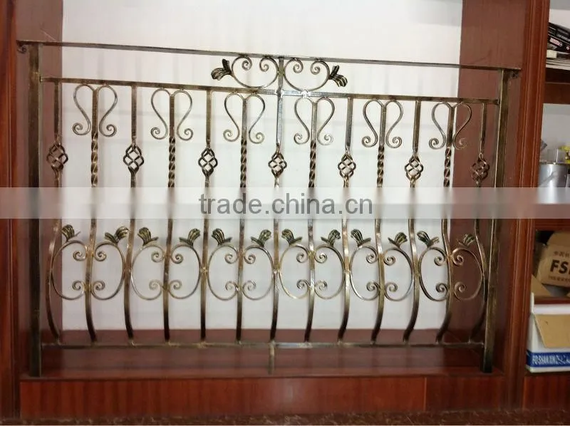 Top-selling rod iron modern design for balcony railing