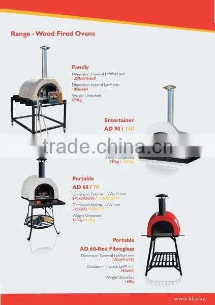 KLAY Wood fired Ovens for Garden Cooking and Retrofits