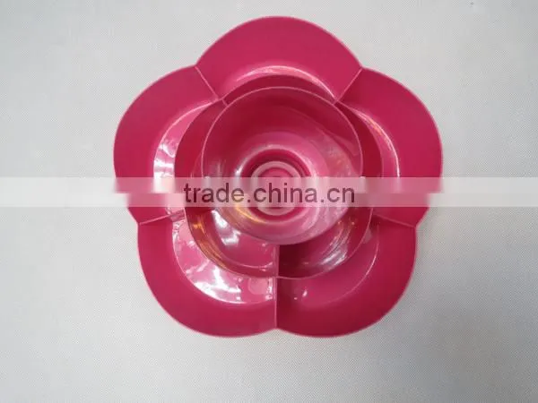makeup rotatable plastic storage tray / flower stand / displays stands / rotating storage tool