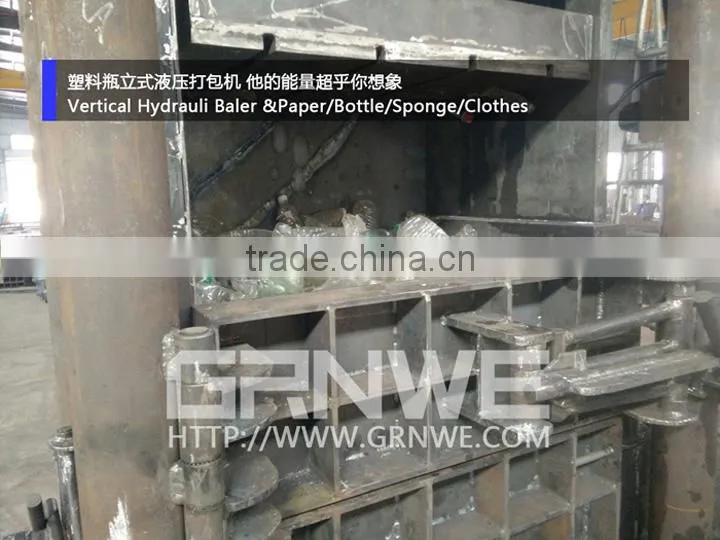 Plastic Scrap Baler/pet Bottle Baling Machine