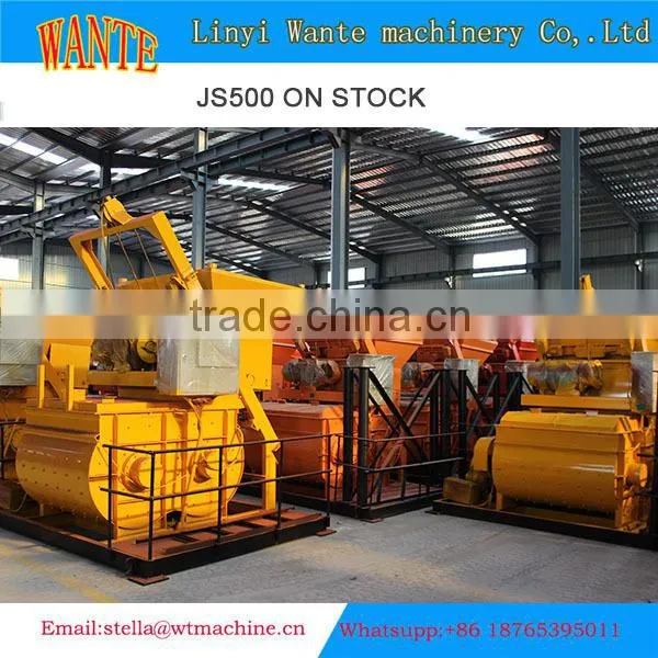 Trade assurance JS500 concrete mixer with pump/Mixer For Mixing Concrete