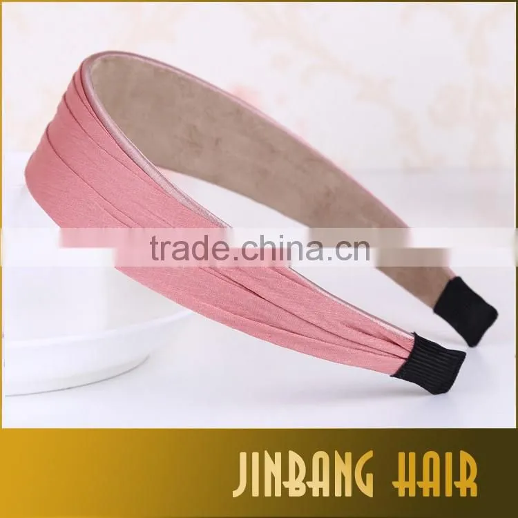 2016 New premium polyester material material ribbon material and women type promentional headband