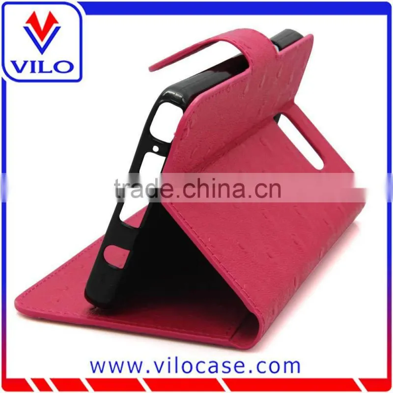 smart leather phone case for samsung note 5 /Card slot Leather flip case for Samsung Note 5