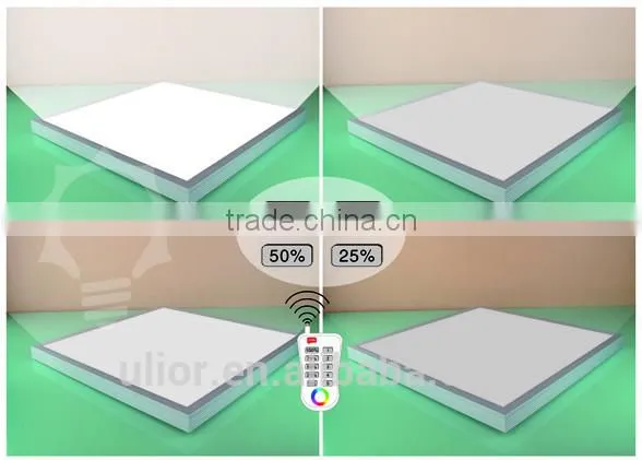P8-190 Wholesalers internal driver Glare-Free Edge-Lit 23W dimmable and emergency LED Panel Lighting 2ftx2ft Cool White