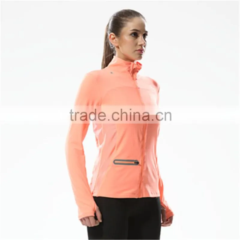 Women plain running jersey running garments