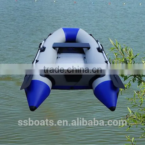 CE certificate top quality aluminum hull inflatable fishing boat