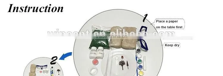Ceramic Material Science Lesson Educational Toy DIY Volcano