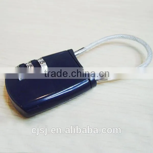 2015 New Products Combination Cable Safety lock For Digital Lock