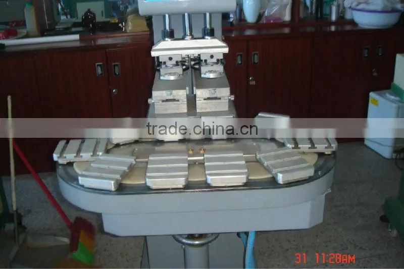 (LC-SPM2-150/10T)2-Colors Conveor Belt Sealed Cup tampo printing machine