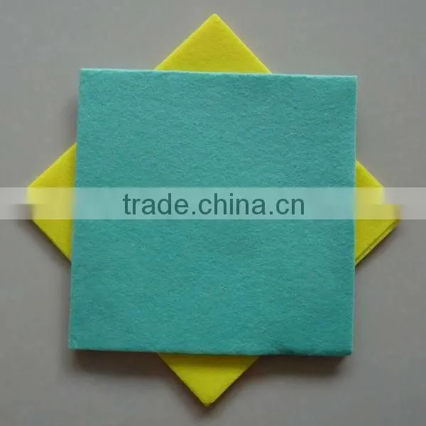 Non-woven fabric kitchen cleaning wipes(needle punched, super absorbent)
