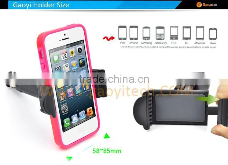 Alibaba in-car charger holder suitable for most smartphone factory price