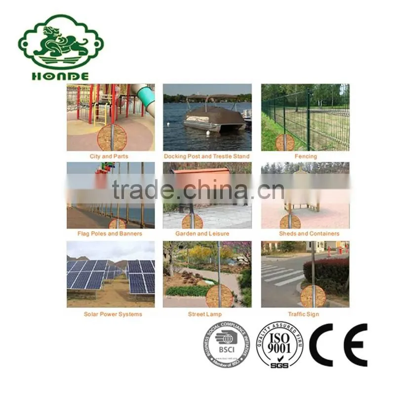 Factory Direct Sale Triangle Flange Ground Screw Anchors