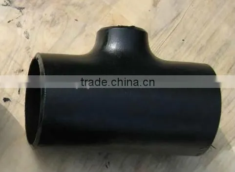 high quality 150# sch40 steel reducing tee