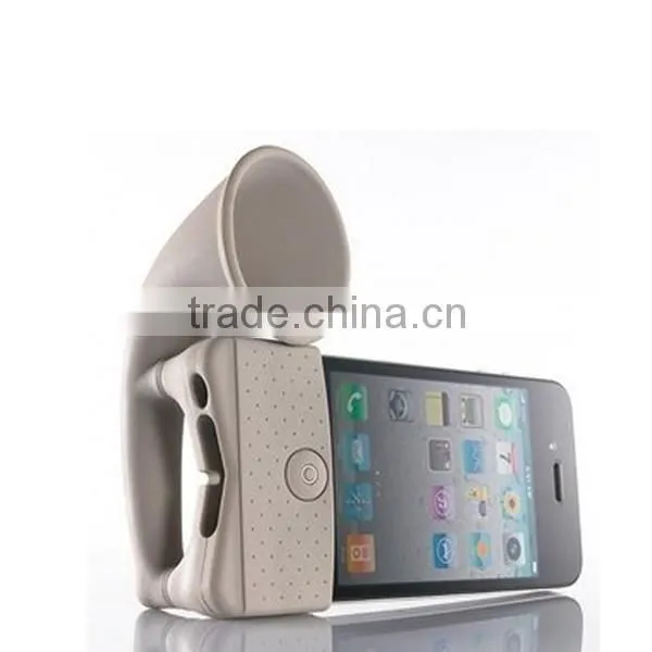Hot selling silicone cell phone loudspeaker,mobile phone loudspeaker