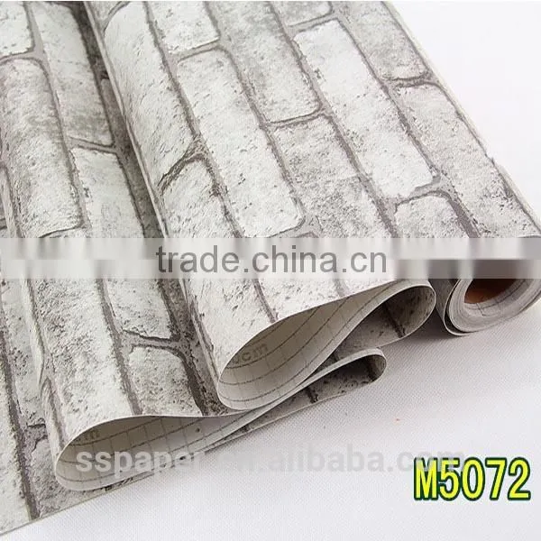 self-adhesive vinyl home interior decorative wallpaper