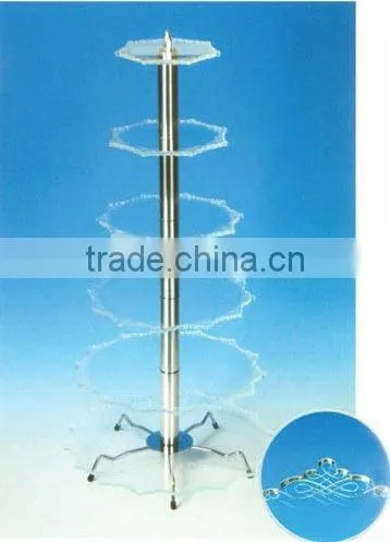6 Tiers Acrylic Cake Stand Wedding Cake Display