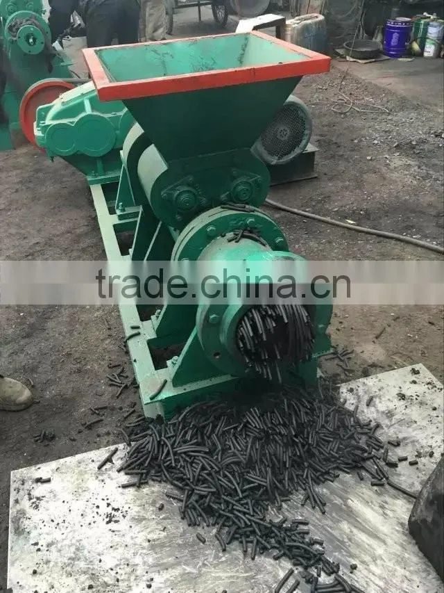 Low investment finger coal briquette extruder machine for smoking shisha hookah