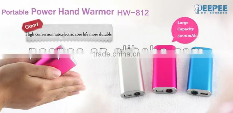 PeePee USB Double Heating Mobile Power-Hand Warmer 5200mAh mini Heater