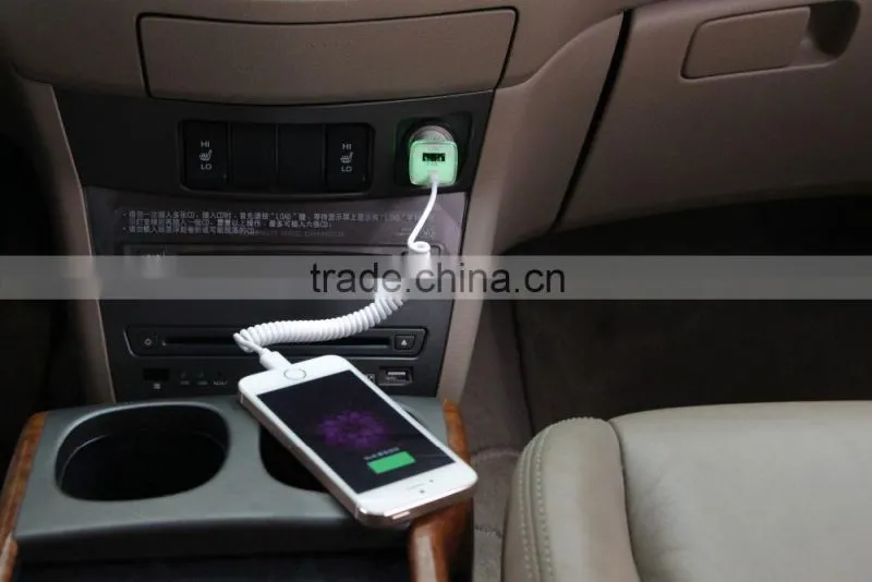 Mobilephone accessories factory in china car charger with usb charger cable