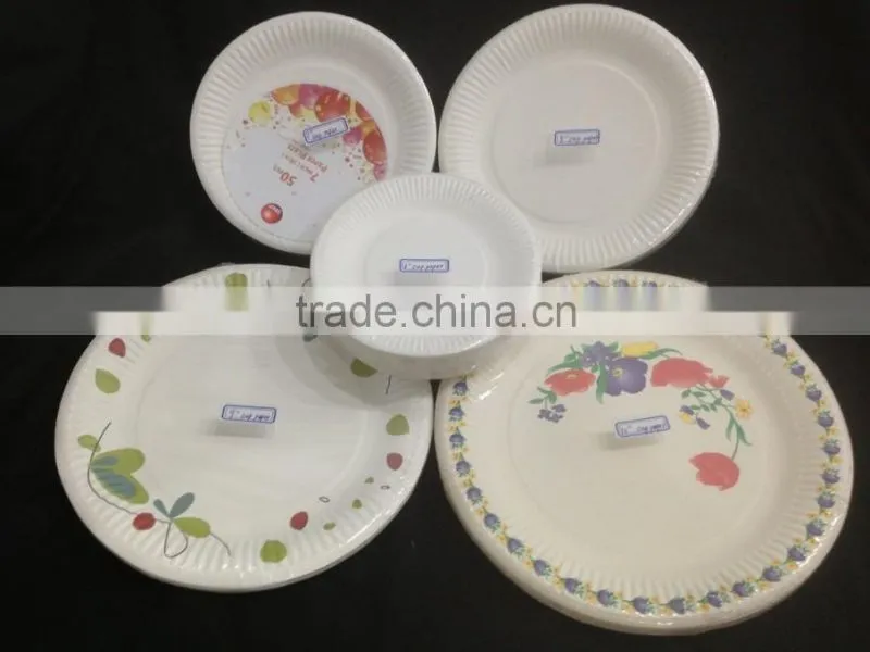 printed paper plates