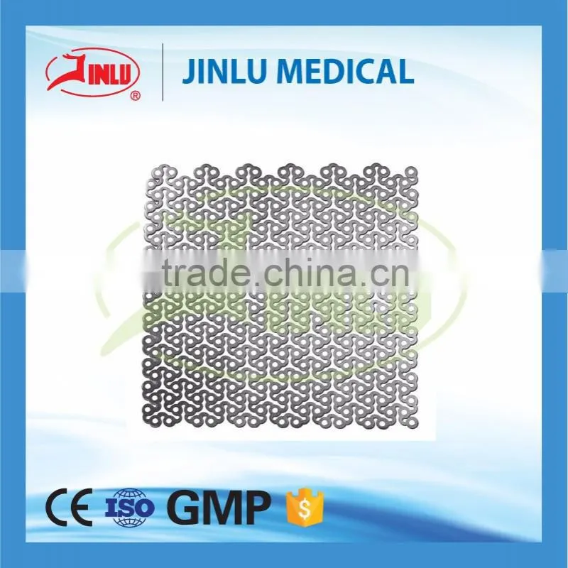 Best seller titanium material Titanium Net,maxillo-facial plates,interventional maxillo-facial plates.