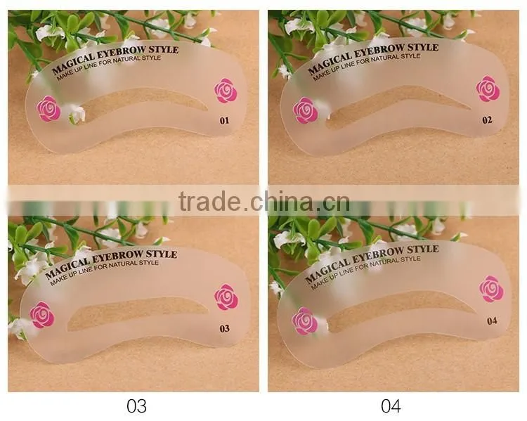 2016 magical makeup tool 24 kinds eyebrow shaping tool