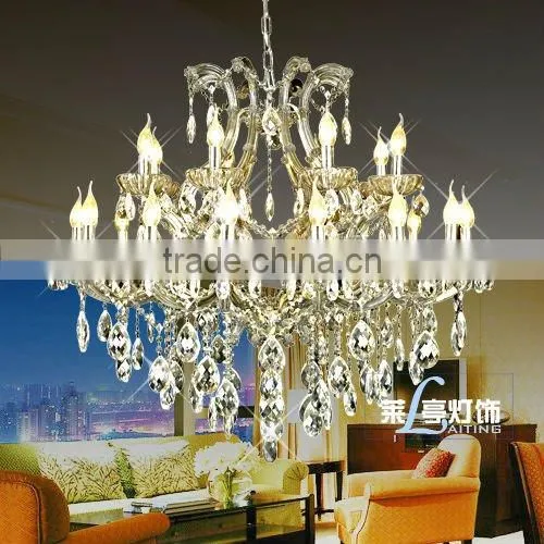 European bedroom crystal chandelier