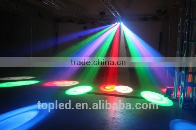 Triple Moon DMX LED 3-eye RGBW Beam Light DMX Effects Light LED