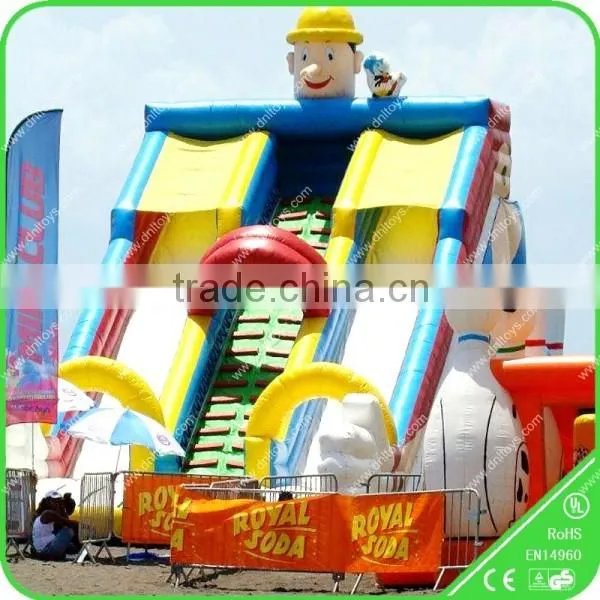 Inflatable Dual Lane Accelerator slide for sale hot party rental games