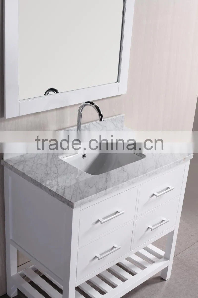 36" free standing wooden espresso modern bathroom vanity YO-W098B