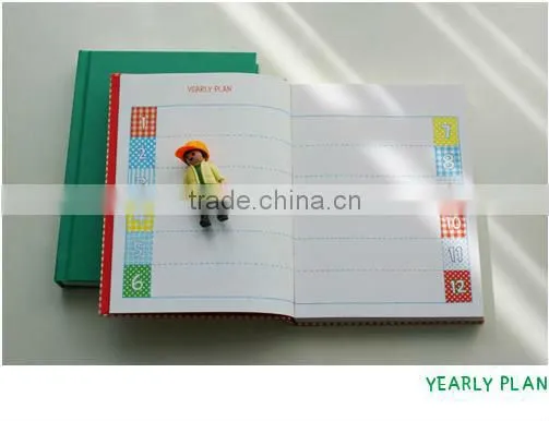 2013 Customized Red And Green Cute Table Calender