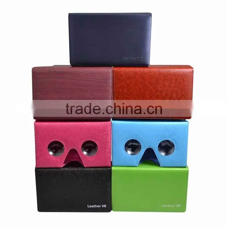 2016hot selling high quality vr 46 acrylic google cardboard biconvex lens virtual reality gear
