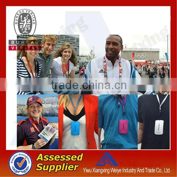2014 Custom Fashion lanyard with zipper pouch