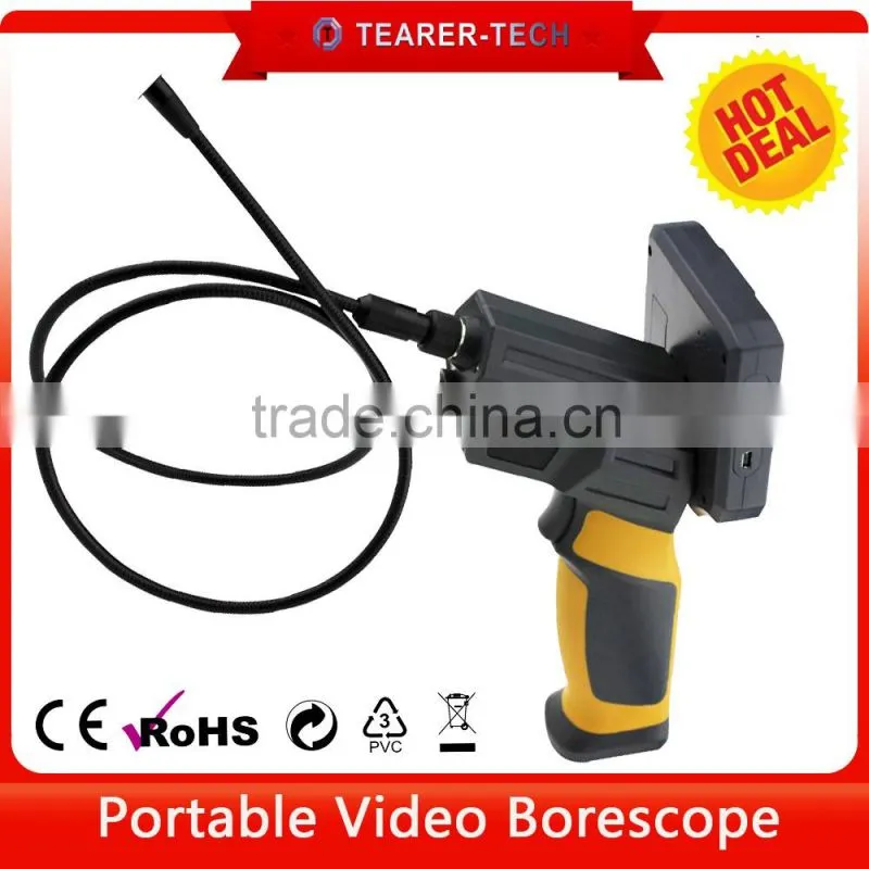 China supplier HT-660 Flexible waterproof video borescope snake camera