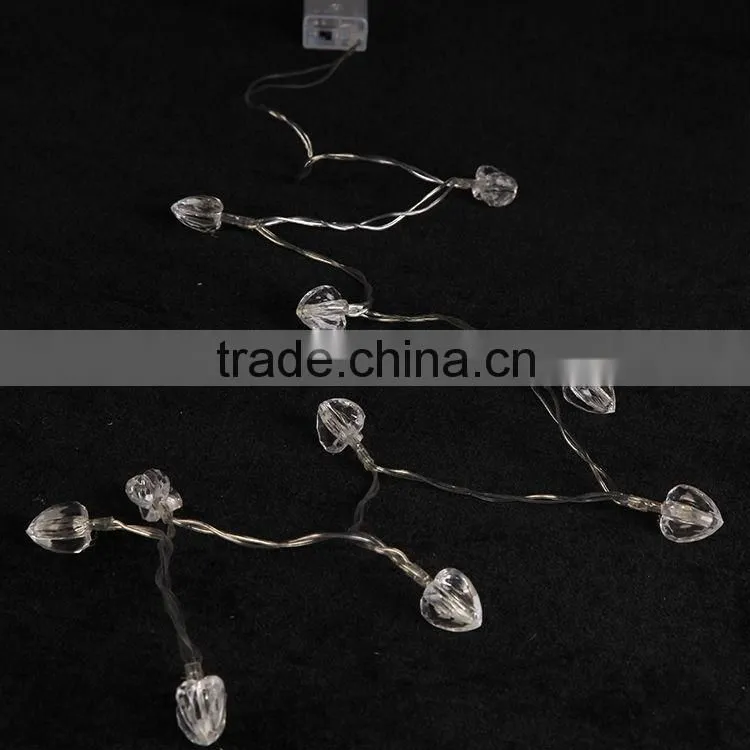 3v led battery lights led heart shaped lamp led christmas light