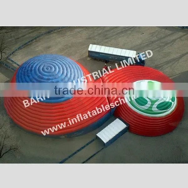 2013 Barry outdoor inflatable projective tents/inflatable dome tent