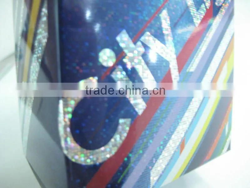 PET/OPP hologram packaging box