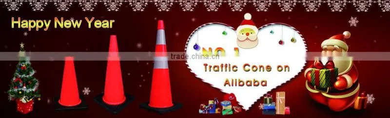 Flashing traffic cone warning light