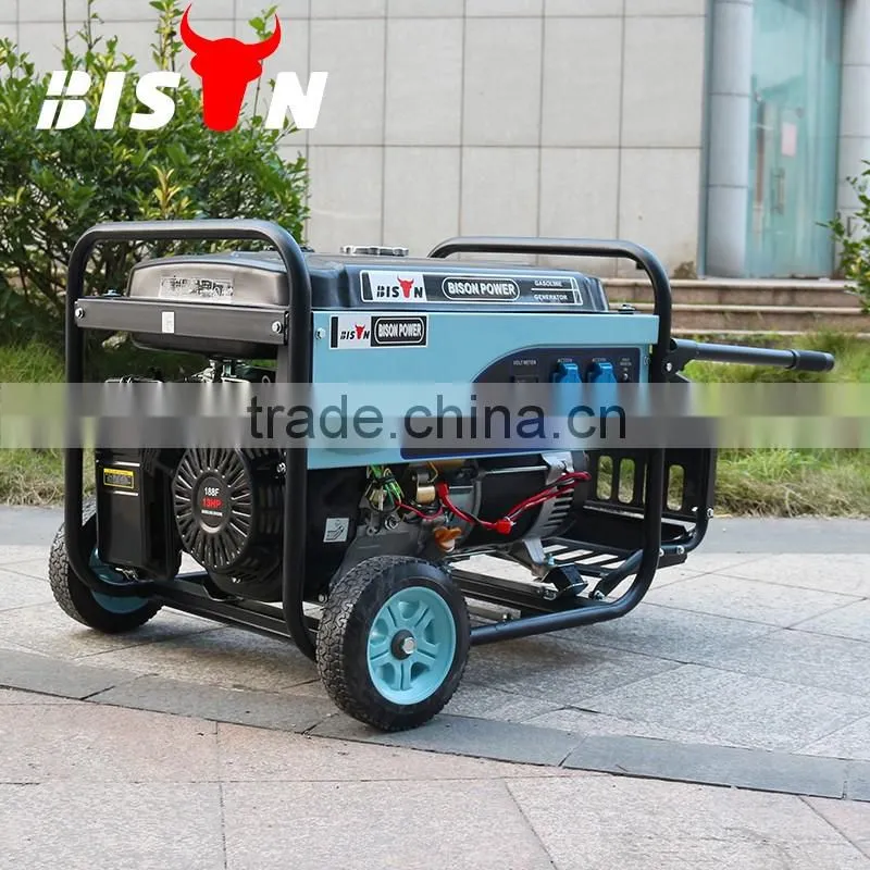 BISON(CHINA) Competitive Price 5000 Watt Generator Dynamo with Factory Supplier BS6500