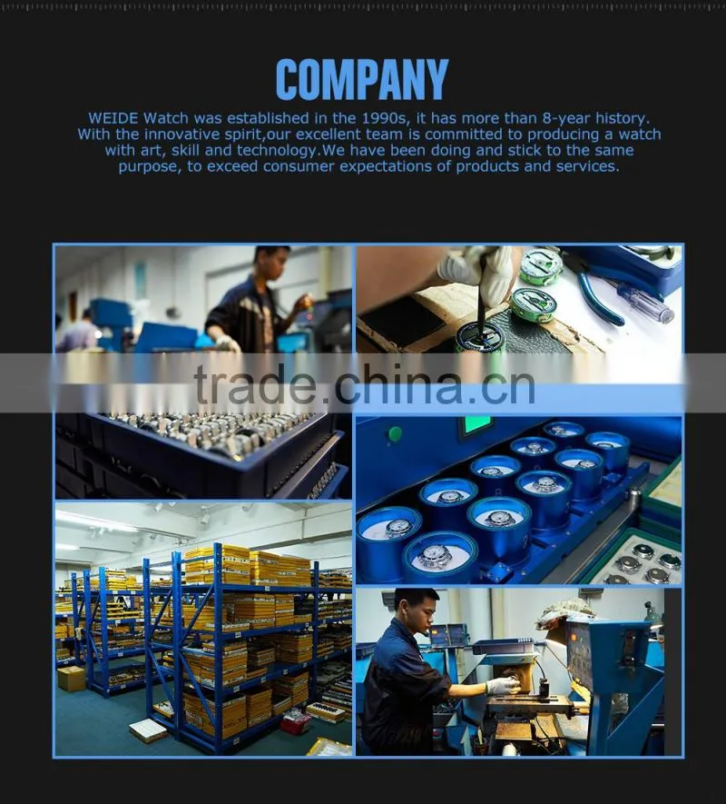 WEIDE 2015 Cheap Rubber Watch WH1107-6 Watch Personalized Lcd Hands Watch